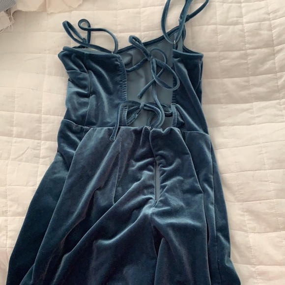 Blue Velvet Urban Outfitters Romper - Picture 2 of 2